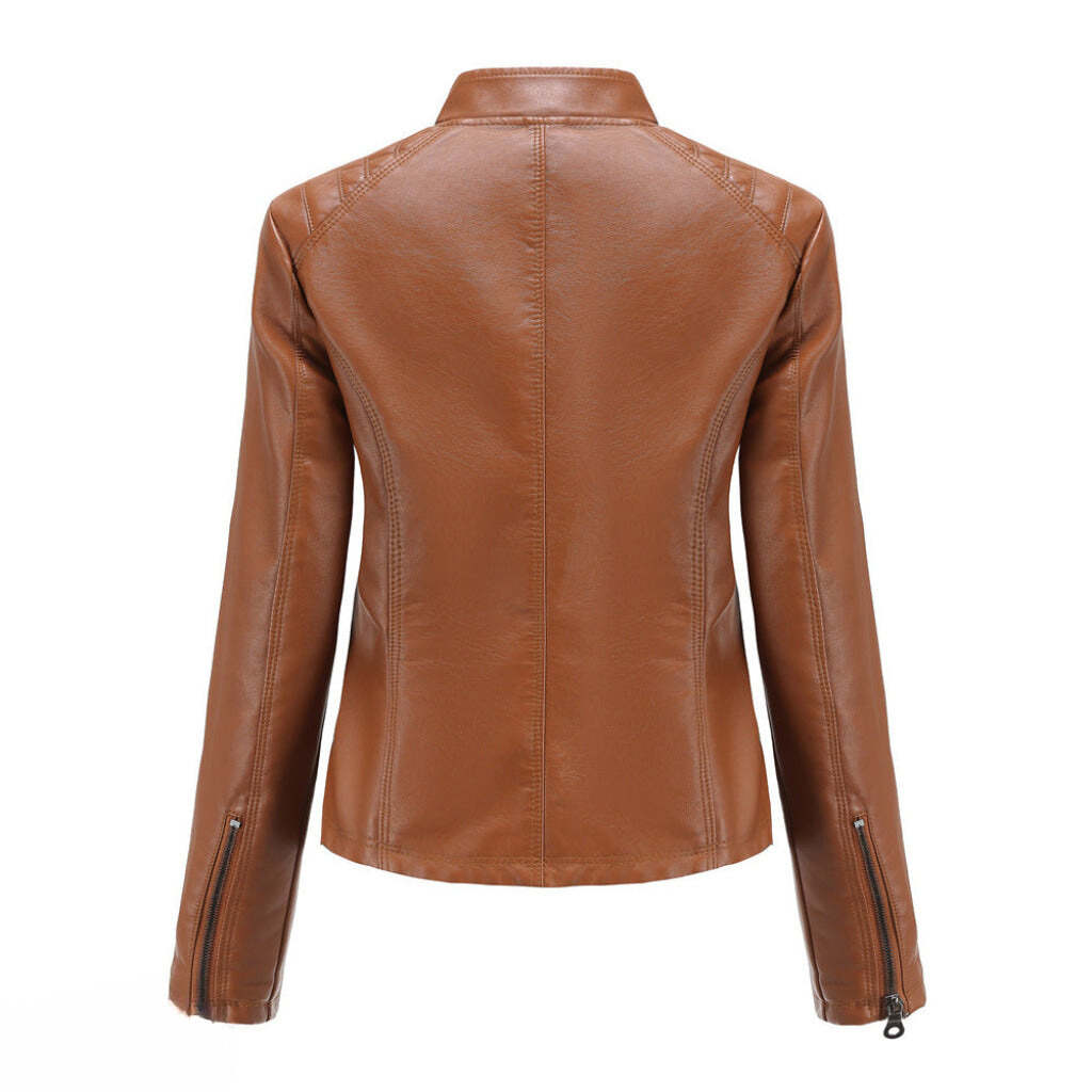 Veste en similicuir élégante et unique
