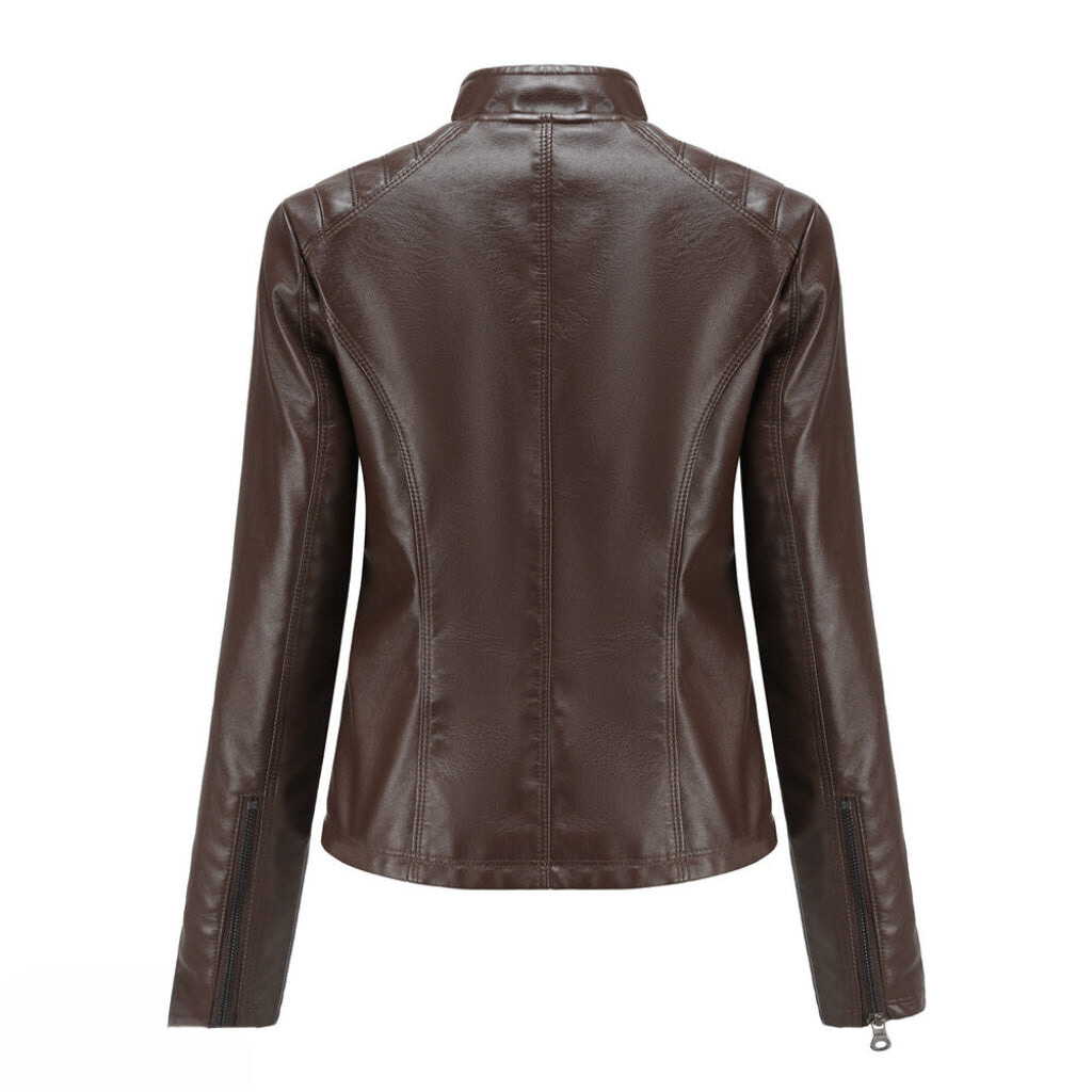 Veste en similicuir élégante et unique