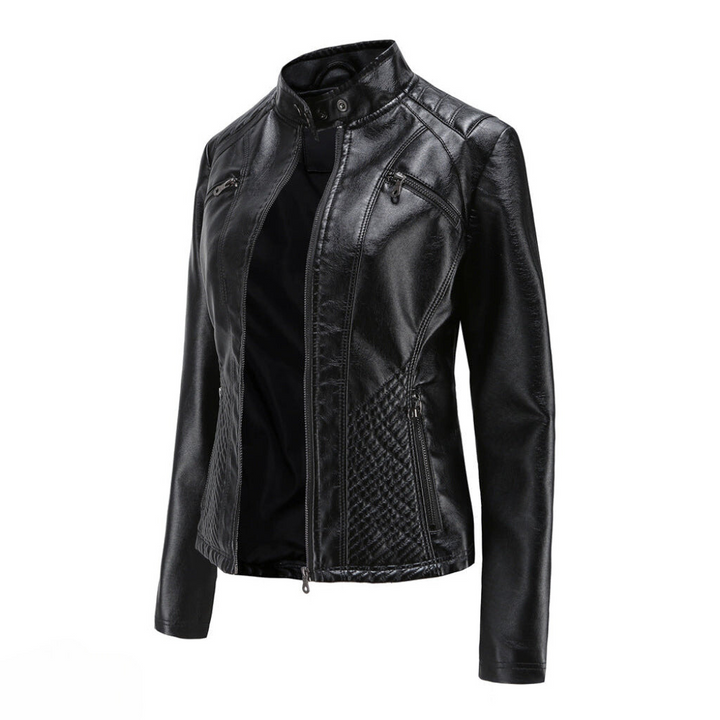 Veste en similicuir élégante et unique