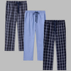 Lot de 3 bas de pyjama en flanelle pour homme