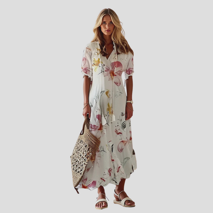 Robe longue bohème pour femme