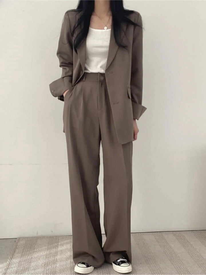 Tailleur pantalon deux-pièces pour femmes