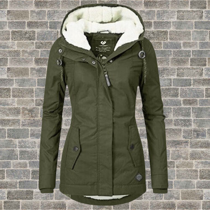 Roxane - Veste d'hiver chaude avec capuche