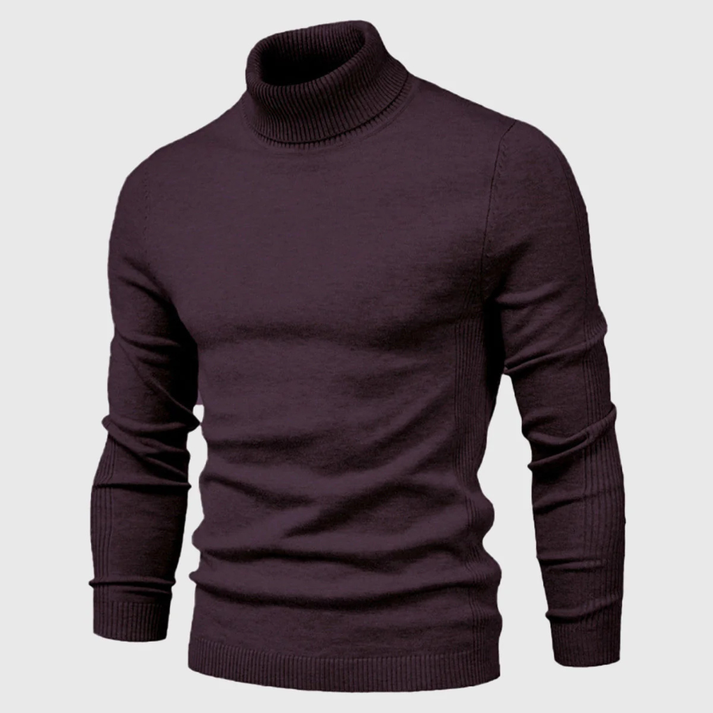 Pull col roulé lavable pour homme – Un style pratique au quotidien