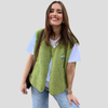 Gilet chauffant tendance en laine pour femme
