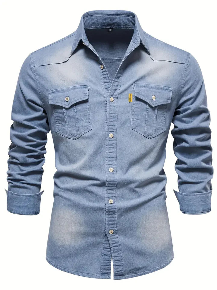 Coco - Chemise en jean classique pour homme