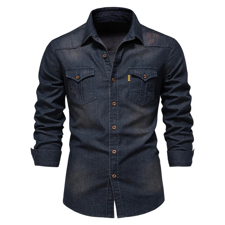 Coco - Chemise en jean classique pour homme