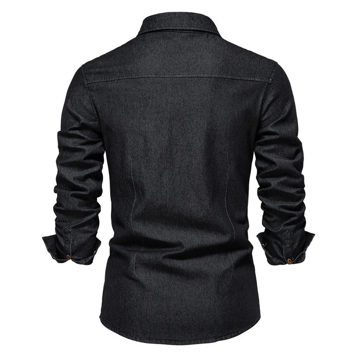 Coco - Chemise en jean classique pour homme