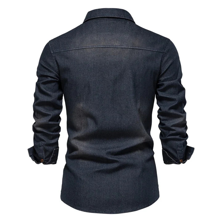 Coco - Chemise en jean classique pour homme