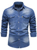 Coco - Chemise en jean classique pour homme