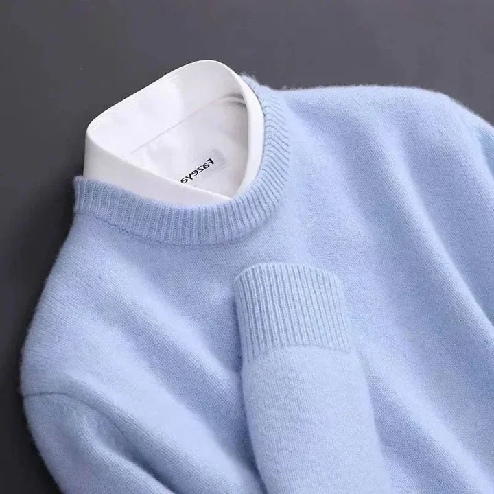 River - Pull classique en cachemire pour hommes
