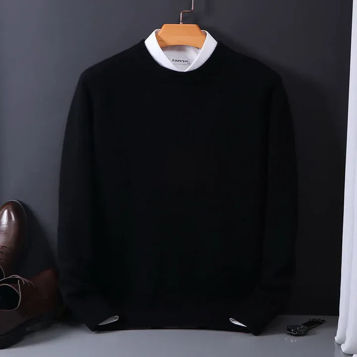 River - Pull classique en cachemire pour hommes