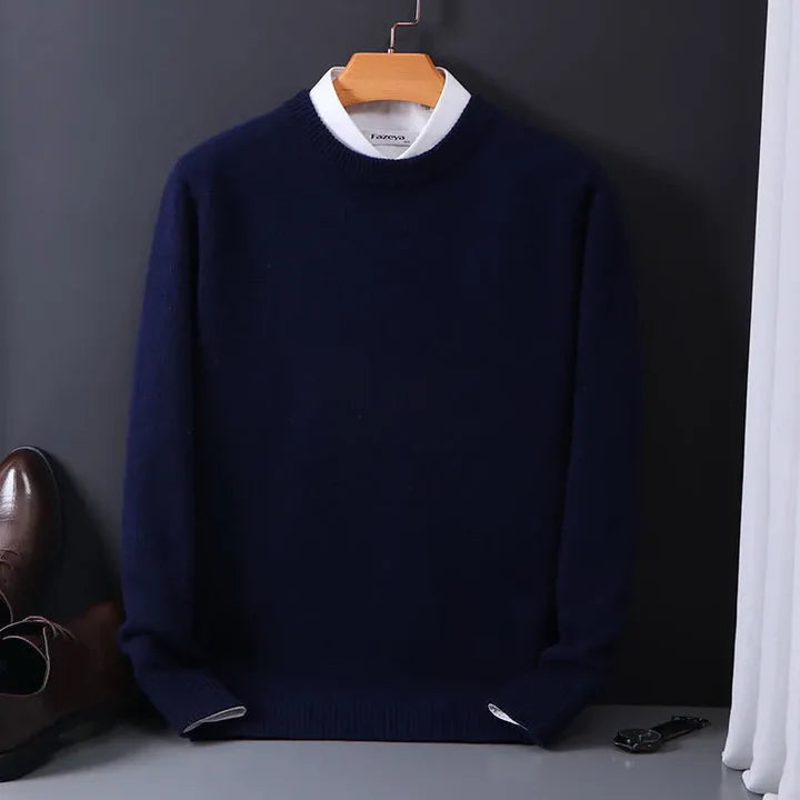 River - Pull classique en cachemire pour hommes