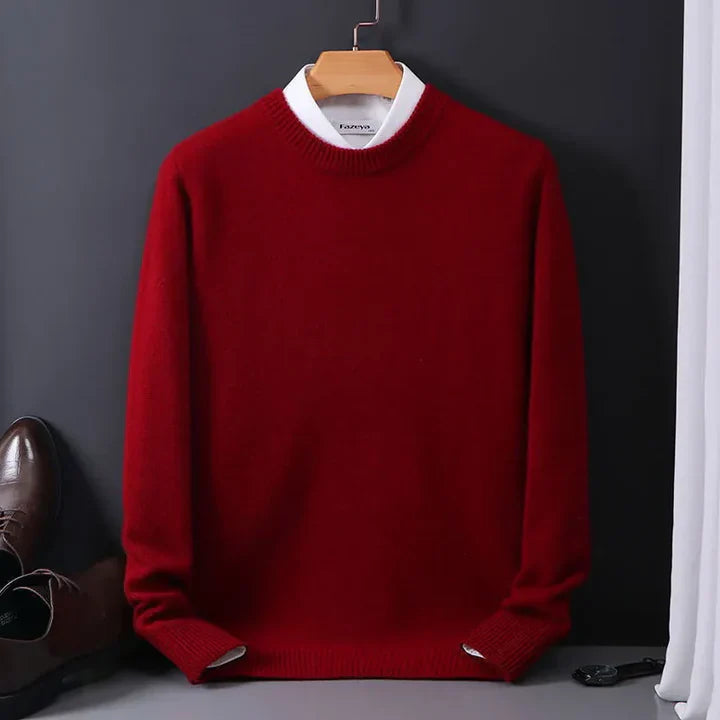 Pull en cachemire classique pour homme : Élégance et confort intemporels