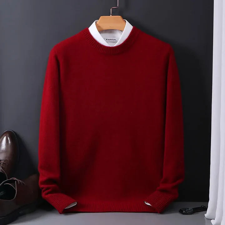 River - Pull classique en cachemire pour hommes