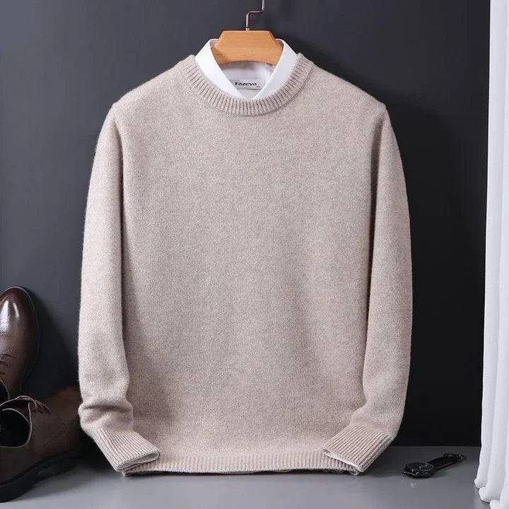 River - Pull classique en cachemire pour hommes