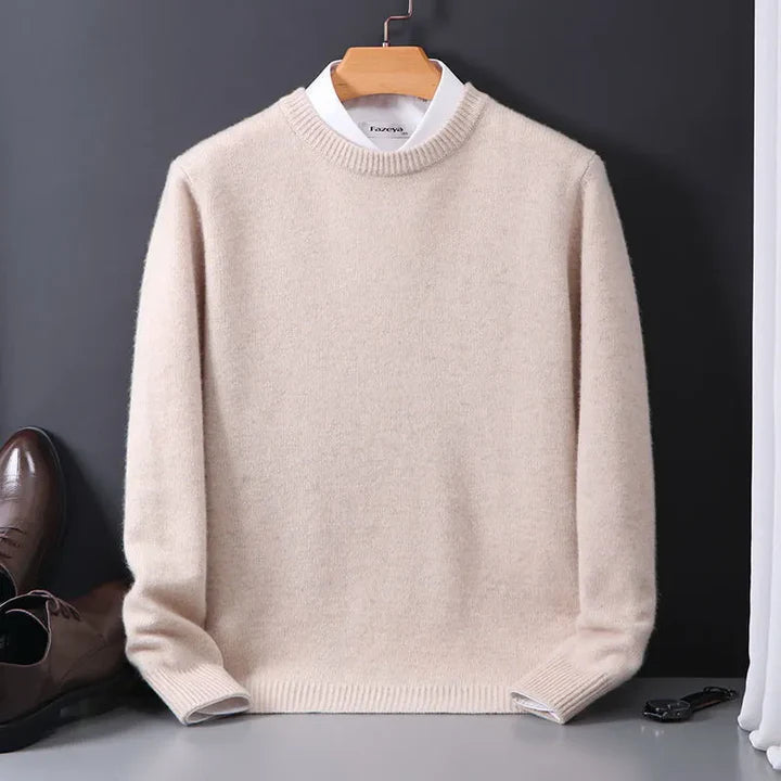River - Pull classique en cachemire pour hommes