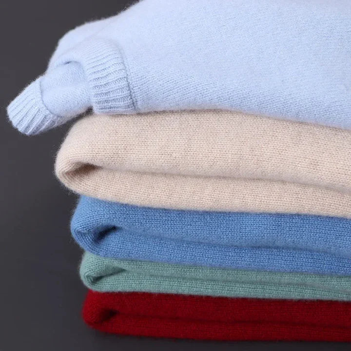 River - Pull classique en cachemire pour hommes