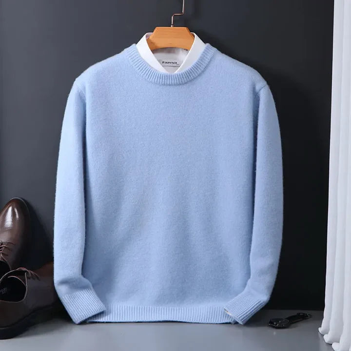 River - Pull classique en cachemire pour hommes