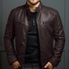 Baylor – Veste en cuir vintage pour homme