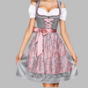 Costume traditionnel unique pour femme avec tablier et chemisier