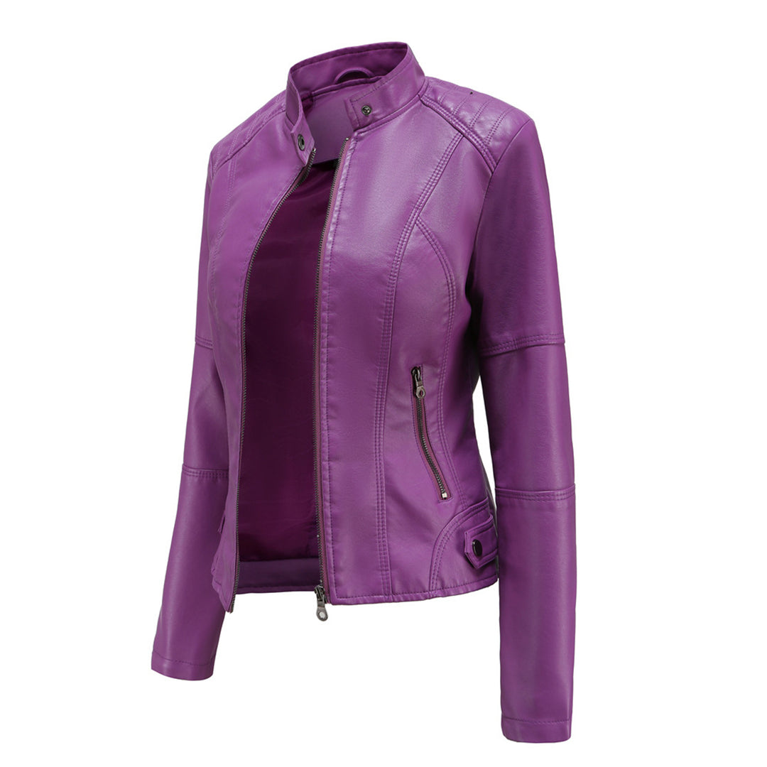 Alix |  Veste en cuir intemporelle