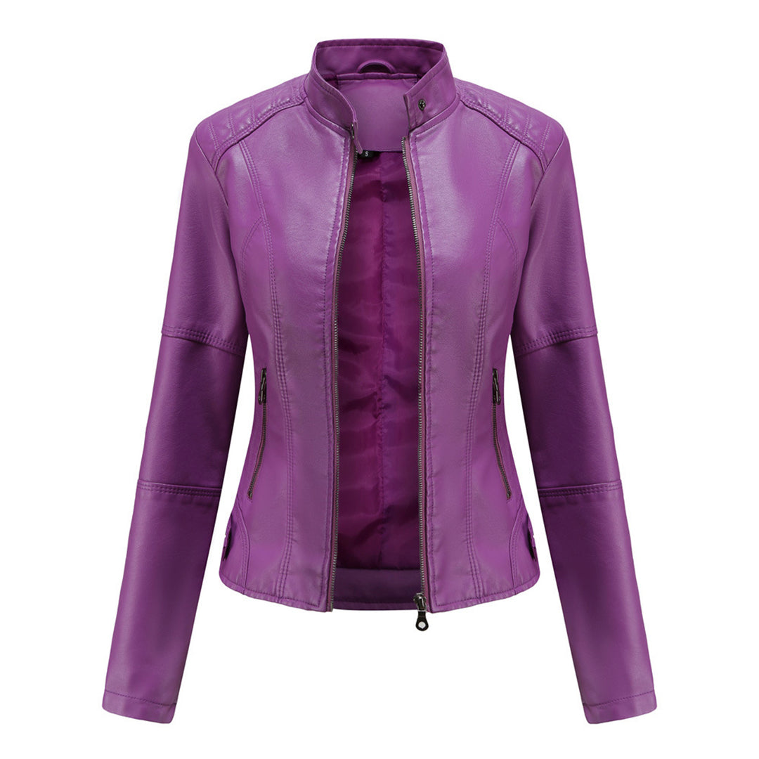 Alix |  Veste en cuir intemporelle