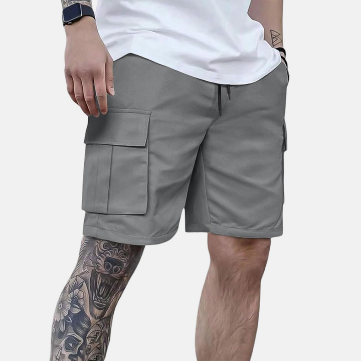 Short cargo décontracté pour homme, coupe ample