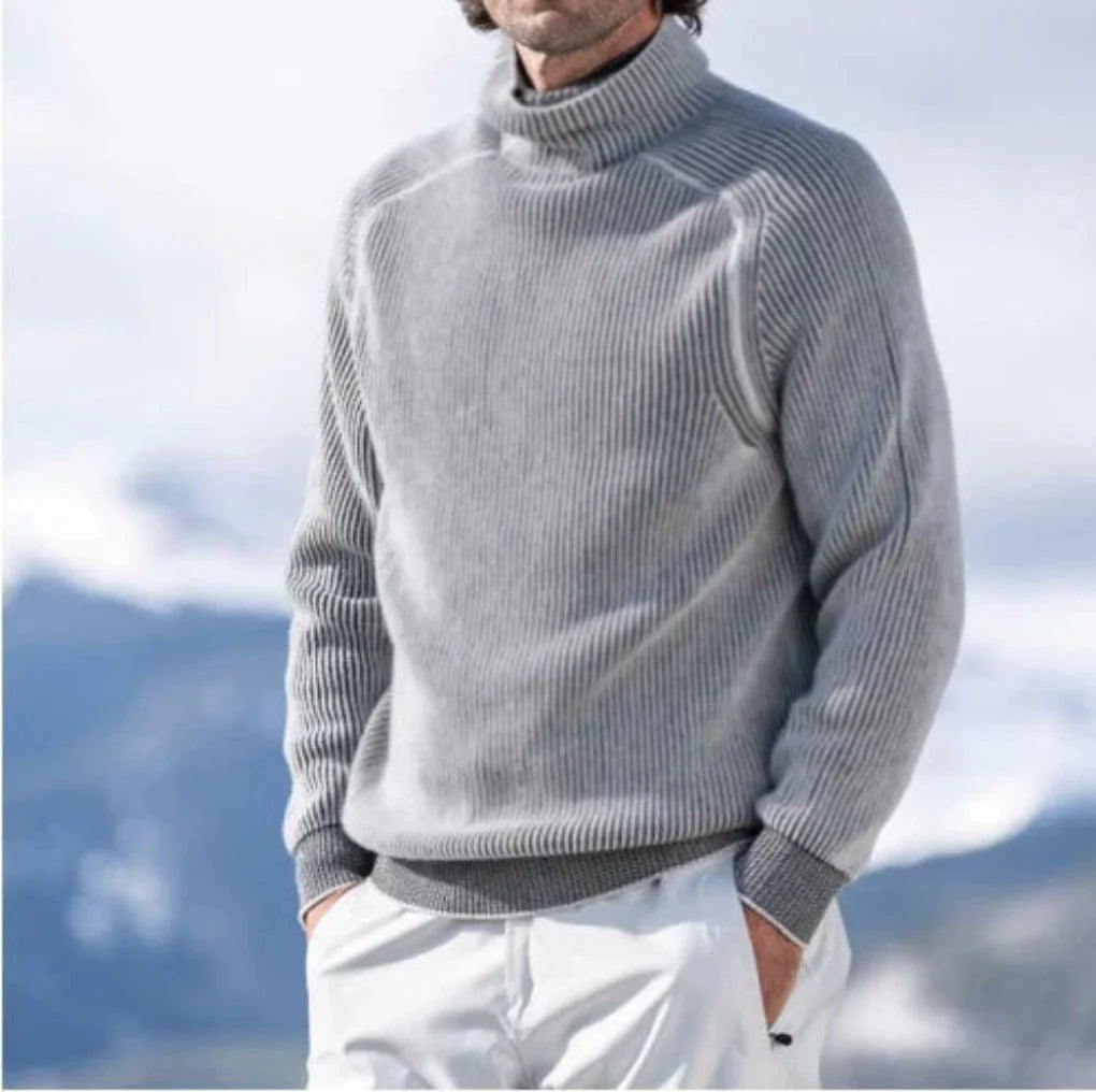 Pull col roulé pour homme – Élégant et stylé pour les saisons froides