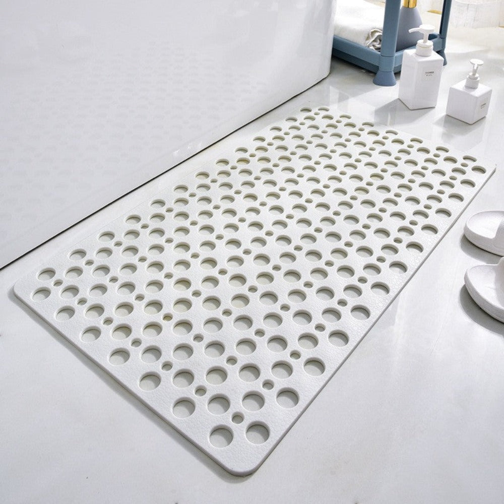 Tapis de douche antidérapant à drainage rapide