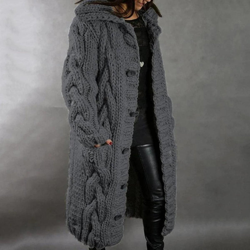 Manteau en tricot pour femme