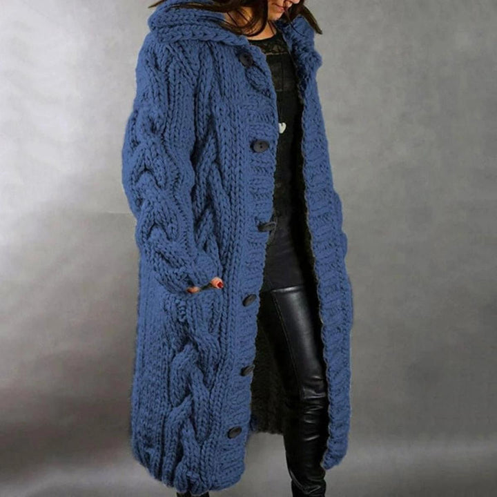 Manteau en tricot pour femme