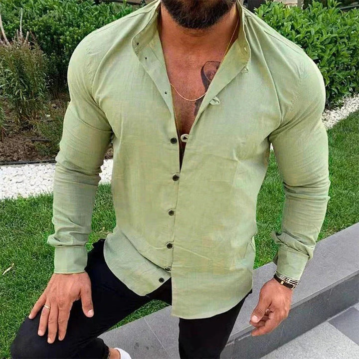 Chemise en Lin Unie pour Homme : Élégance Décontractée et Fraîcheur Estivale