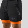 Short de sport et d'entraînement 2 en 1 pour hommes