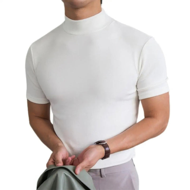Chemise à col roulé respirante pour homme