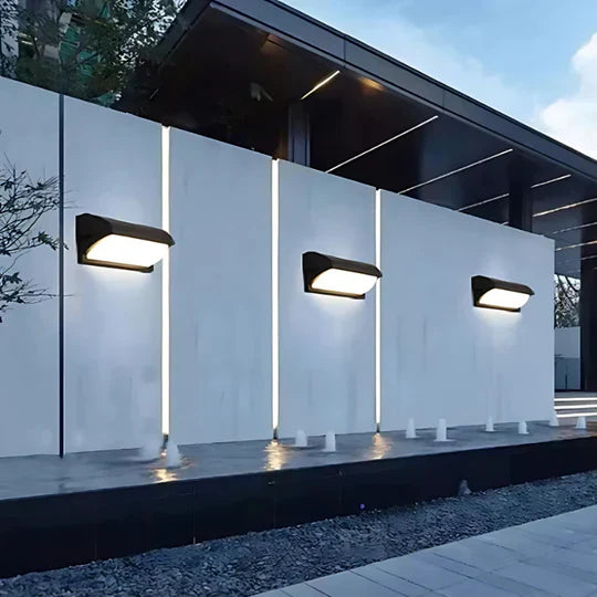 Applique murale d'extérieur à LED avec détecteur de mouvement et éclairage intelligent