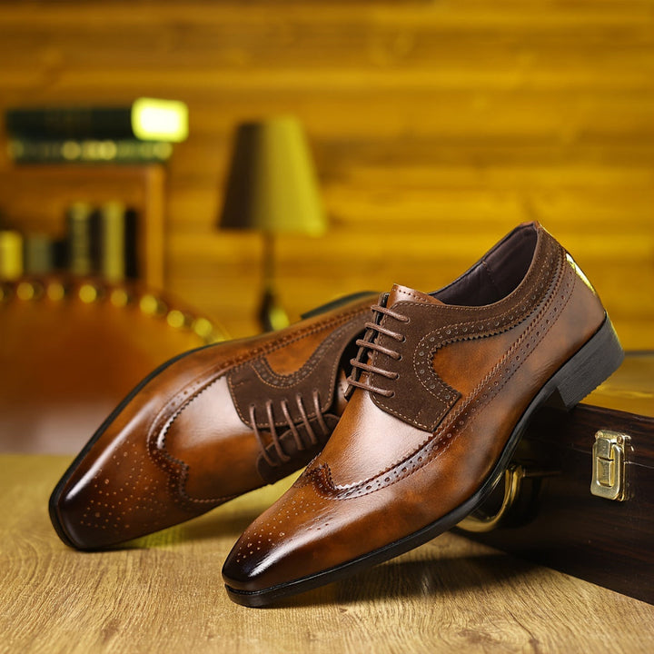 Chaussures habillées en cuir élégantes pour hommes