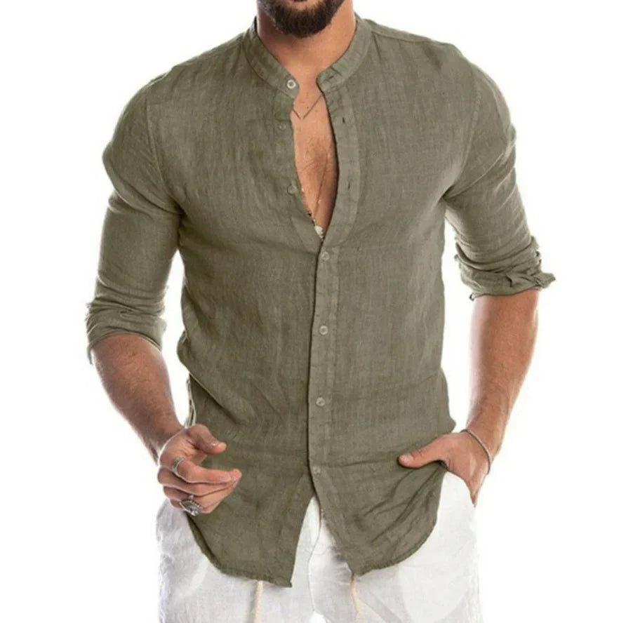 Chemise en lin pour homme