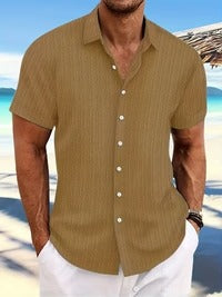 Chemise d'été à manches courtes pour hommes