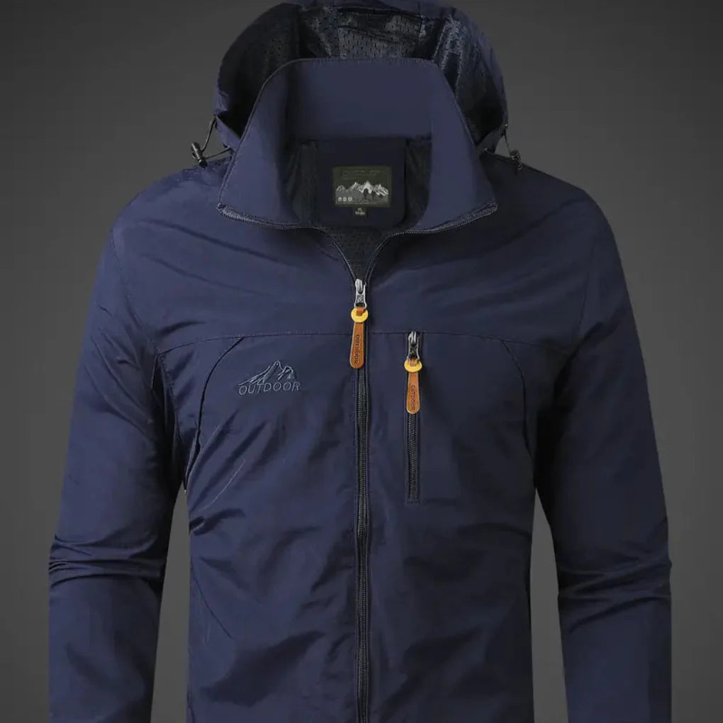 Veste d'extérieur imperméable et coupe-vent pour homme