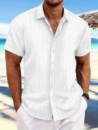 Chemise d'été à manches courtes pour hommes