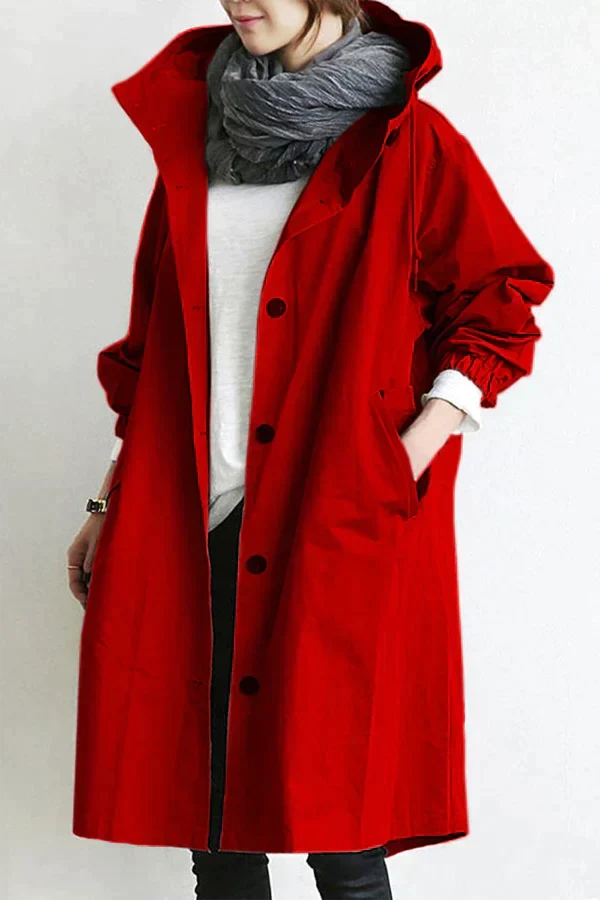 Trench-coat imperméable oversize pour femme : Élégance et protection pour la mi-saison
