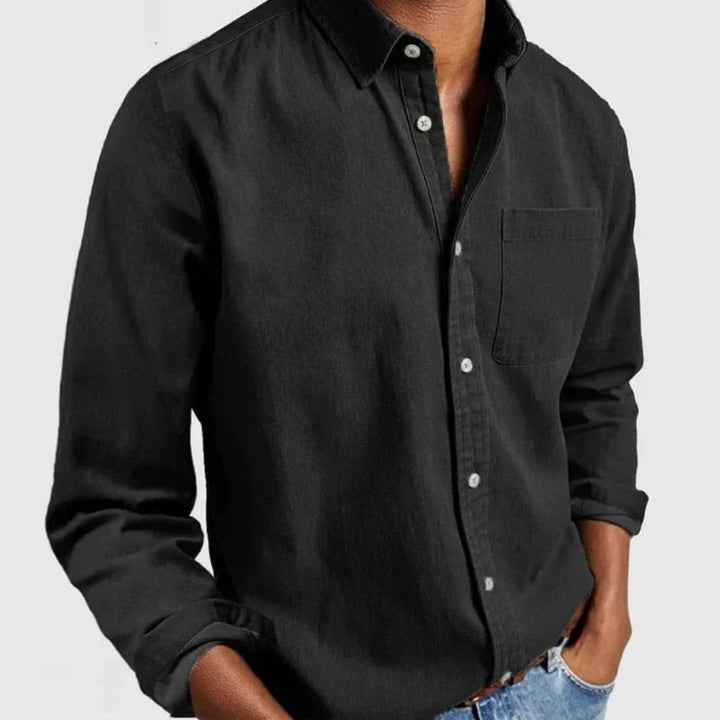 Chemise en denim pour hommes