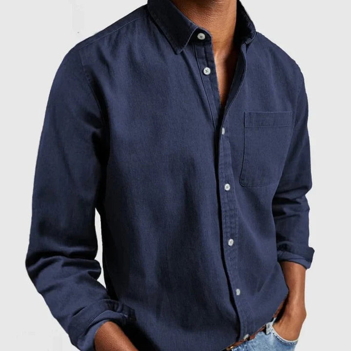 Chemise en denim pour hommes