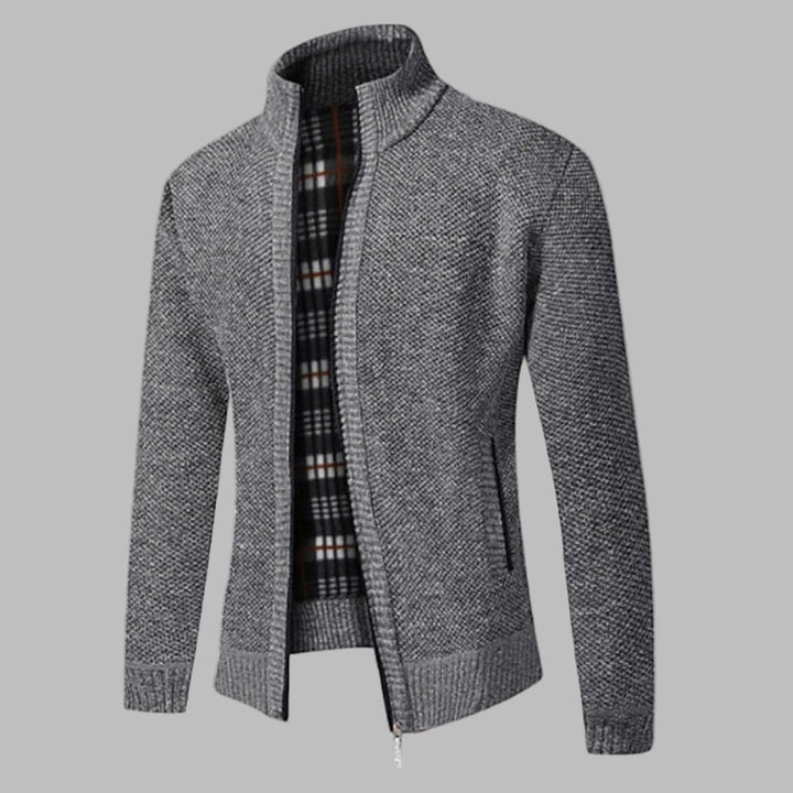 Pull en tricot zippé élégant pour homme