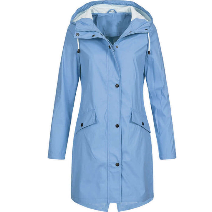 Imperméable à capuche pour femme