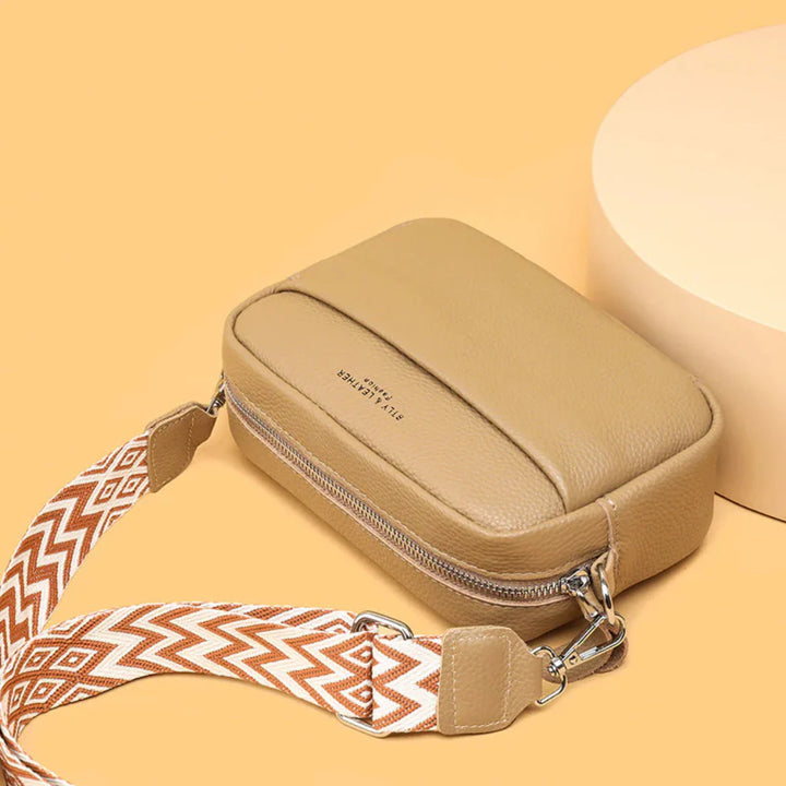 Sac à main en cuir véritable pour femme