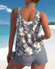 Maillot de bain tankini deux pièces pour femme
