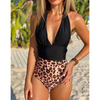 Maillot de bain une pièce sexy plissé pour femme