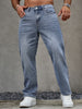 Pantalon en denim à coupe droite